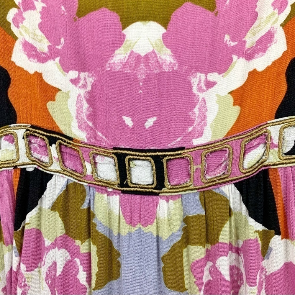 Free People Sweet Lucy floral slip dress with tassels - Picture 3 of 6